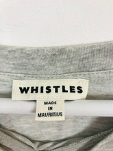Load image into Gallery viewer, Whistles Women’s Graphic Oversized Boxy T-Shirt | M | Grey