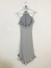 Load image into Gallery viewer, Armani Collezioni Women’s Halter Neck Midi Shift Dress | UK 10 | Grey
