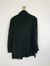 Load image into Gallery viewer, William Hunt Men's Check Gingham Smart Overcoat Coat | 42 | Brown