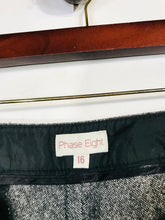 Load image into Gallery viewer, Phase Eight Women's Silk Wool Smart Trousers | UK16 | Grey