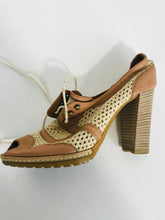 Load image into Gallery viewer, Hobbs Women's Boho Lace up Heels | EU40 UK7 | Beige