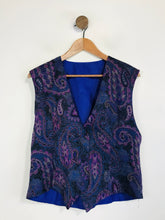 Load image into Gallery viewer, Jacques Vert Women's Wool Vintage Waistcoat Jacket | UK14 | Purple