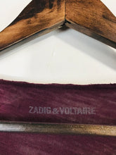 Load image into Gallery viewer, Zadig & Voltaire Women's Long Sleeve T-Shirt | S UK8 | Red