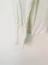 Load image into Gallery viewer, Wyse London Women’s V-Neck Linen Blouse Top | 2 UK10 | White