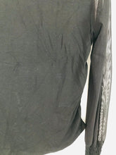 Load image into Gallery viewer, Philosophy Blues Original Women’s Contrast Sleeve Sleeve Top | UK18 | Black