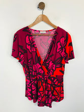 Load image into Gallery viewer, Kaliko Women's Ruched V-Neck Blouse | UK18 | Multicoloured