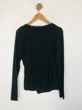 Load image into Gallery viewer, Marc Cain Women's V-Neck Wrap Blouse | US4 UK8 | Black