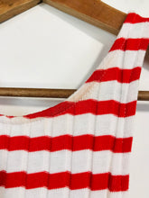 Load image into Gallery viewer, Zara Women's RibbedStriped Bodycon Dress | M UK10-12 | Red