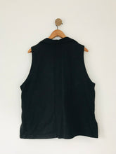 Load image into Gallery viewer, Yacco Maricard Women’s Collared Button Waistcoat Vest | L UK16 | Black