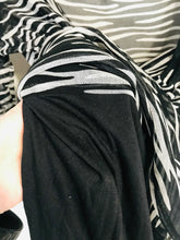 Load image into Gallery viewer, Coast Women's Animal Print Sheer T-Shirt | UK14 | Black