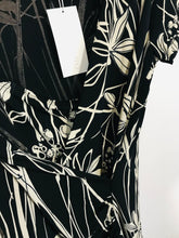 Load image into Gallery viewer, Artigiano Women's Floral Midi A-Line Dress NWT | UK10 | Black