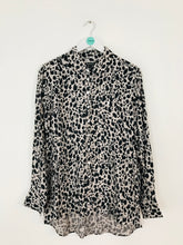 Load image into Gallery viewer, Baukjen Women’s Animal Print Oversized Shirt | UK14 | Black Grey