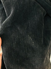 Load image into Gallery viewer, Current Elliot Charlotte Gainsbourg Womens Cord Trench Coat | 1 UK10-12 | Dark Navy