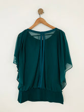 Load image into Gallery viewer, Coast Women's Bat Wing Sleeve Sheer Blouse | UK18 | Green