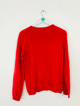 Load image into Gallery viewer, Pure Collection Women’s Cashmere Knit Cardigan | UK14 | Red