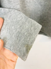 Load image into Gallery viewer, Marni Womens Cropped Crew Neck Sweatshirt | UK12 | Grey Marl