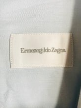 Load image into Gallery viewer, Ermenegildo Zegna Men's Button-Up Shirt | M | Blue