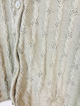 Load image into Gallery viewer, Boden Women’s Cottage Style Cable Knit Cardigan | UK 14 | Light Brown