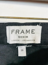 Load image into Gallery viewer, Frame Women's Distressed Slim Jeans | W28 UK10 | Black