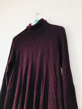 Load image into Gallery viewer, Phase Eight Women’ Turtleneck Shirt Dress | UK14 | Purple