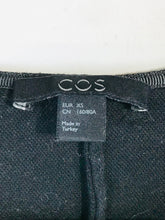 Load image into Gallery viewer, Cos Women's Cotton V-Neck T-Shirt | XS UK6-8 | Black