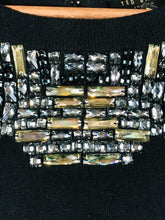 Load image into Gallery viewer, Ted Baker Women's Silk Sequin Jumper | 5 | Blue