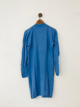 Load image into Gallery viewer, Tommy Hilfiger Long Sleeve Shift Dress | UK10-12 | Blue