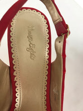 Load image into Gallery viewer, Phase Eight Womens Peep Toe Wedges | UK7.5 EU40 | Red