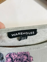 Load image into Gallery viewer, Warehouse Women's Floral Long Sleeve T-Shirt | UK12 | Multicoloured