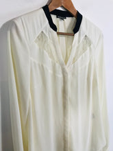 Load image into Gallery viewer, Warehouse Women's Button Blouse | UK12 | White