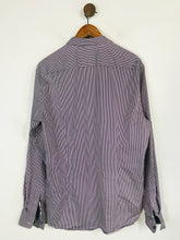 Load image into Gallery viewer, Ted Baker Men's Cotton Striped Button-Up Shirt | XL | Purple