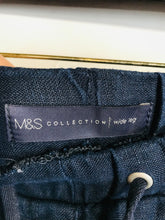 Load image into Gallery viewer, M&S Women's Wide Leg Casual Trousers | UK20 | Blue