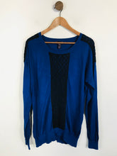 Load image into Gallery viewer, Long Tall Sally Women's Lace Jumper | M UK10-12 | Blue