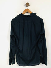 Load image into Gallery viewer, Massimo Dutti Women's Cotton Navy Button-Up Shirt | S UK8 | Blue