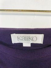 Load image into Gallery viewer, Kaliko Women's Smart Pencil Skirt | UK14 | Purple