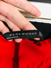Load image into Gallery viewer, Zara Women's Striped Casual Trousers | S UK8 | Red