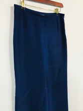 Load image into Gallery viewer, Armani Collezioni Women's Smart Wide Leg Casual Trousers | IT42 UK10 | Blue