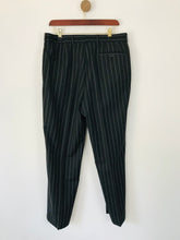 Load image into Gallery viewer, French Connection Men's Striped Smart Trousers | 34 | Black