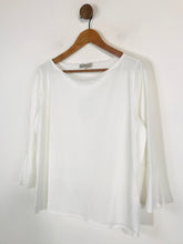 Load image into Gallery viewer, Hobbs Women's Long Sleeve Smart T-Shirt | XL UK16 | White