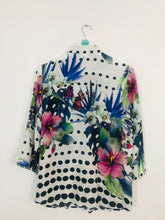 Load image into Gallery viewer, Madeleine Women’s Oversized Polka Dot And Floral Print Shirt | UK 12 | Multicolour