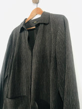 Load image into Gallery viewer, St Michael Women's Striped Ribbed Blouse | UK18 | Brown