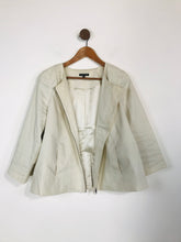 Load image into Gallery viewer, Eileen Fisher Women's Smart Blazer Jacket | L UK14 | White