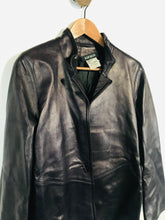 Load image into Gallery viewer, Jean Muir Women's Leather Biker Jacket | UK10 | Purple