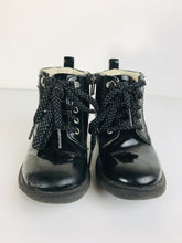 Load image into Gallery viewer, Clarks Kid's Patent Boots | EU25.5 | Black
