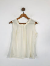 Load image into Gallery viewer, Jigsaw Women's Silk Tank Top | L UK14 | Beige