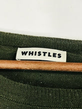 Load image into Gallery viewer, Whistles Women's Sparkly Jumper | UK14 | Green