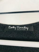 Load image into Gallery viewer, Betty Barclay Women’s Embellished 3/4 Sleeve Top T-Shirt | UK12 | Grey