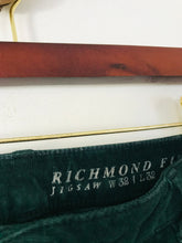 Load image into Gallery viewer, Jigsaw Women's Corduroy Trousers | W32 L32 | Green