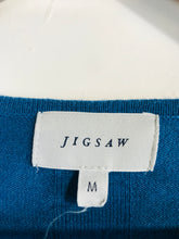 Load image into Gallery viewer, Jigsaw Cashmere Women's Cowl Neck Jumper | M UK10-12 | Blue