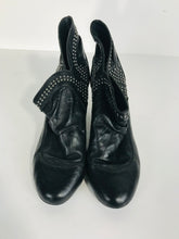 Load image into Gallery viewer, Office Women's Leather Heeled Boots | EU40 UK7 | Black